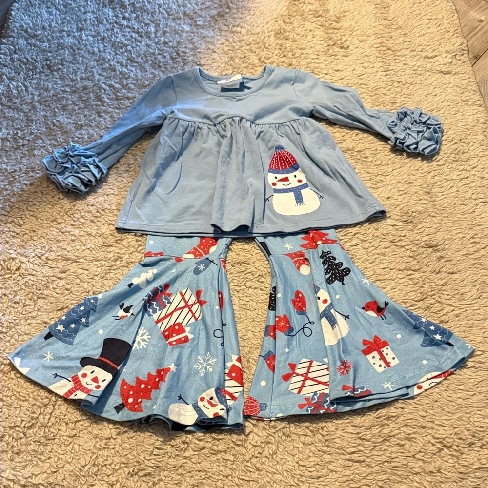 Toddler Ruffle Girl Two Piece Set